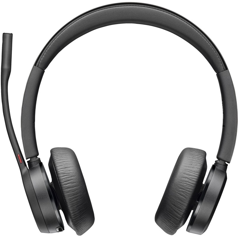 Poly VOYAGER 4320-M Stereo MS-Teams-zertifiziertes Headset mit Ladestation